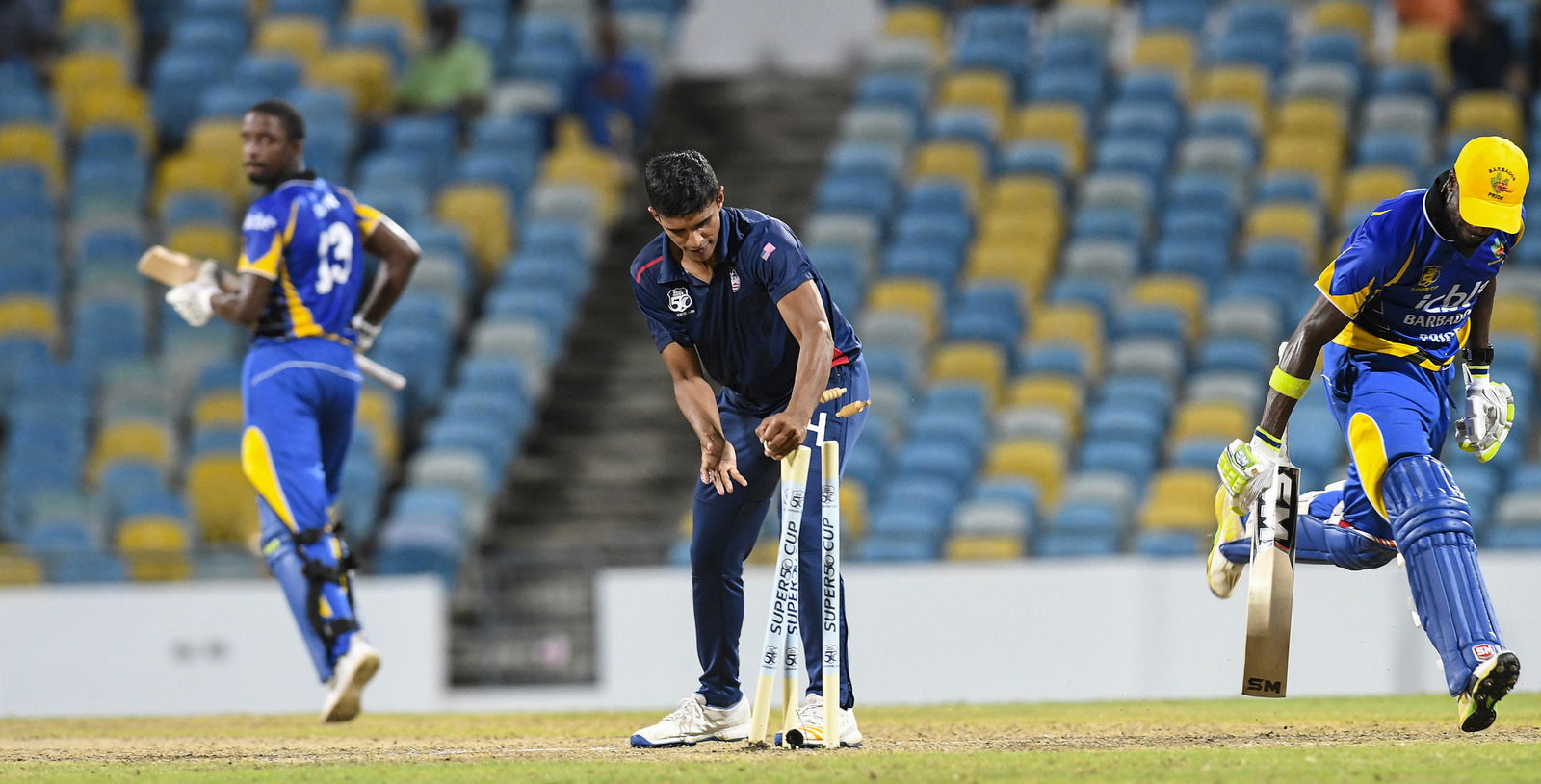 Barbados squeeze tight 3 wicket win to open up Group B